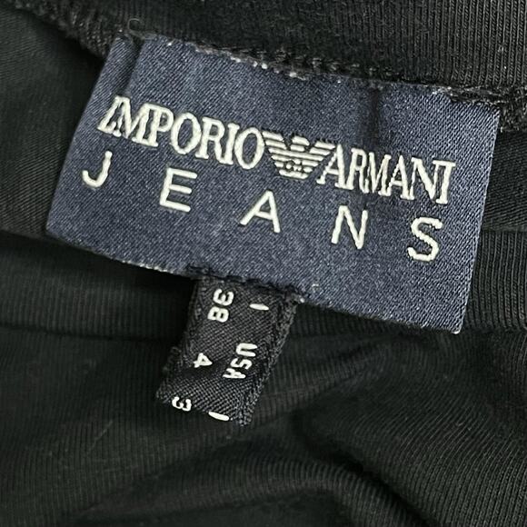 Emporio Armani Jeans Designer T-Shirt Heart Graphic Logo Women’s S Italy Tee - Picture 2 of 6